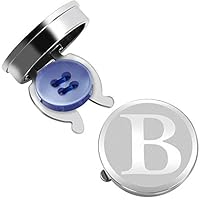 Algopix Similar Product 7 - HAWSON Silver Button Cover Cufflinks