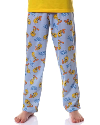 Looney Tunes Girls' This Is How I Chill Tossed Tweety Bird 2 Piece Pajama Set4