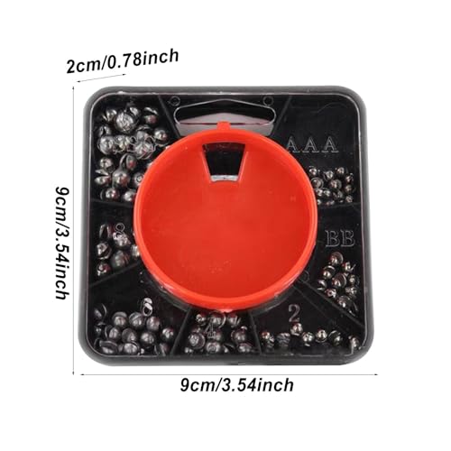 Chumbadas de pesos de pesca, Chumbadas e pesos de pesca, Kit completo de caixa de equipamento com pe