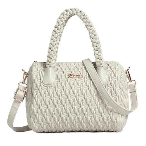 Image of EXOTIC Texture Braided Design Top Handle Handbag | Perfect For Gifts | Tranding Satchles Bag For Women