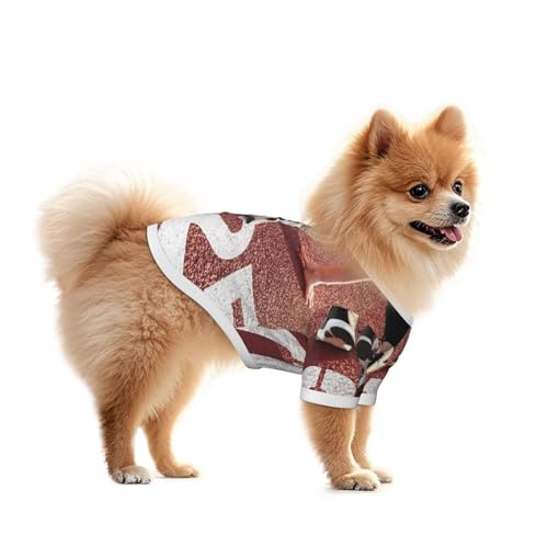 Juzkaqu 2025 Preparation Sprint for Pure Cotton Pet T-Shirt for Dogs & Cats - Soft, Breathable Summer Tee or Sleeveless Vest, for Small Medium Breeds with Sensitive Skin