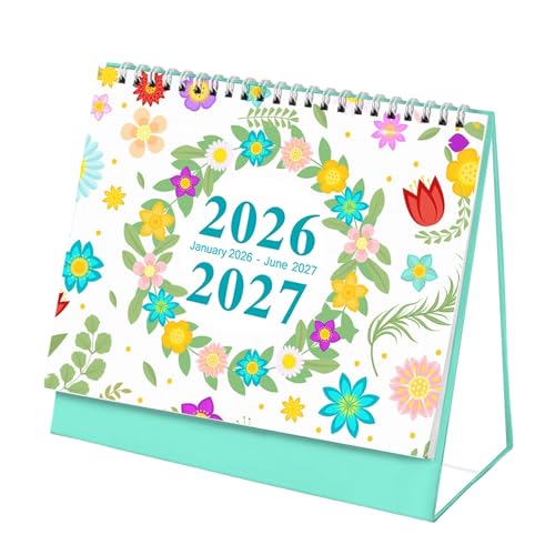 Calendario de Oficina 2026-2027 Tapa Dura Evita Olvidos en el Estudio