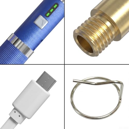 Herramienta térmica portátil para fijar diamantes de imitación sin cables 3