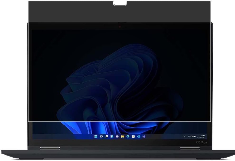 Privacy Screen Protector, compatible with ThinkPad X13 Yoga Gen 3 13.3" Laptop Anti Spy Film TPU Guard （ Not Tempered Glass Protectors ）