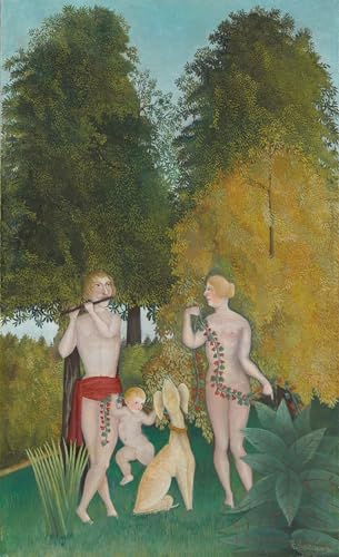 Toile Happy Quartet Henri Rousseau une décoration murale poétique pour votre intérieur