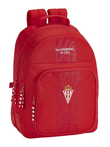 Safta Equipaje Niños Unisex, Sporting Rojo, L