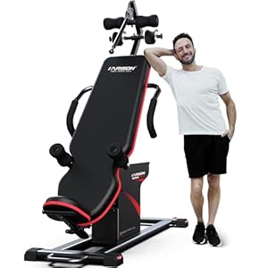 HARISON Electric Inversion Table for Back Pain Relief Heavy Duty Inversion Machine with Remote Control, Strength Training Inversion