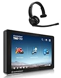 Made for Refurbished TND 750 Truck GPS Navigator + Clear ryve 100 Wireless Bluetooth Headset Bundle