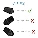 LTGEM Case for OontZ Angle 3 Portable Bluetooth Speaker with Mesh Pocket-Black