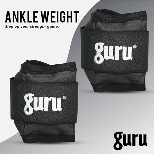 Image of GURU Ankle Weights Pack of 2 Pieces, Wrist Strap For Gym Ankle Weight Cuff For Men & Women For Training, Workout