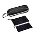 Produktbild Aqiong Hibeilinq Zipper Brillenetui Compression Schwarze Sonnenbrille Box Brille Organizer Folding bewegliches Eyewear Schutz Brillenetui Brillenetui für Frauen (Size : B)