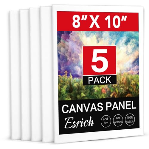 ESRICH Canvas Boards for Painting,...
