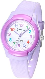 Kids Analog Watch Girls Boys,Child Waterproof Learning Time Wrist Watch Easy to Read