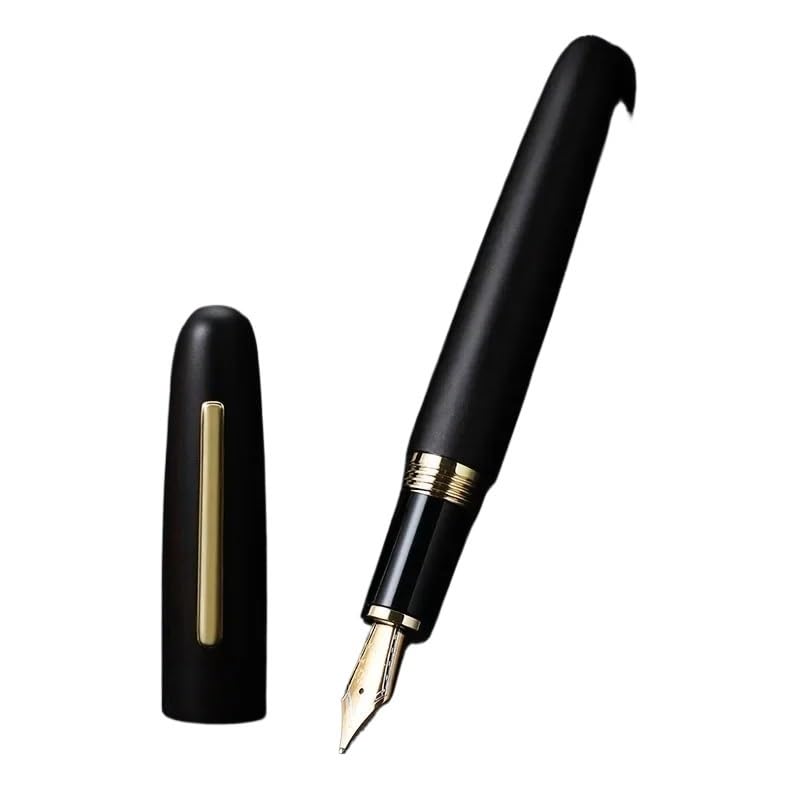 Füllfederhalter aus Naturholz, 0,38/0,5/1,0 mm, extra feine Feder, luxuriös, elegant, für Büro, Schule, Schreibwaren (05, EF (0,38 mm))