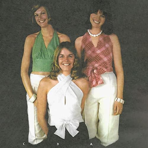 Vintage 1970s Pattern – Halter Neck Tops - Bust: 36” (91.4cm) image 3