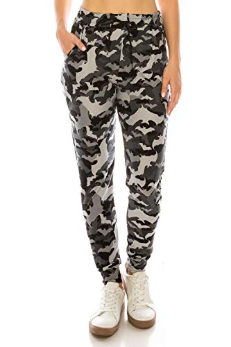 Image of Leggings Depot Premium Jogger Women's Popular Print High Waist Track Pants(S-XL)