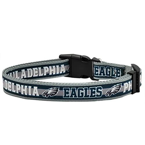 NFL PET Collar Philadelphia Eagles Dog Collar, Small Football Team Collar for Dogs & Cats. A Shiny & Colorful Cat Collar & Dog Collar Licensed by The NFL by Pets First - Image 2