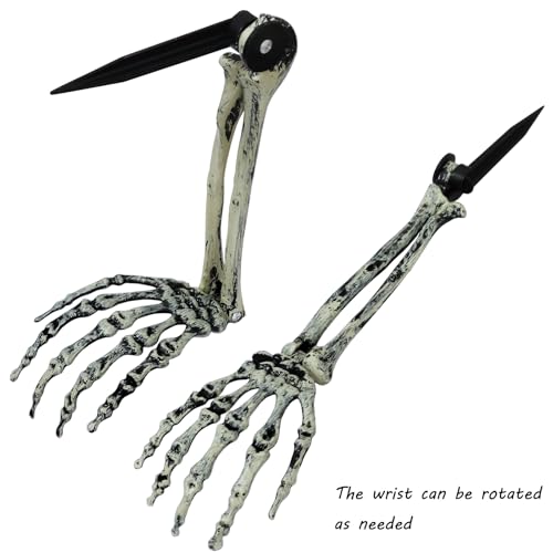 Young Wolf Halloween Realistic Skeleton Stakes for Grass Lawn Stakes Garden Decor Skeleton Decoration (3 Pieces) - Image 4