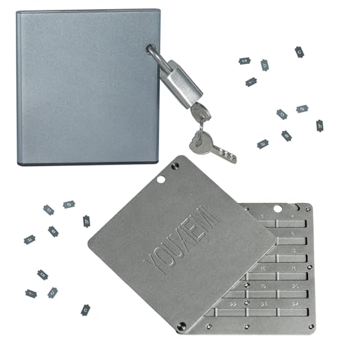 Indestructible Bitcoin Wallet Crypto Seed Storage Steel Plate