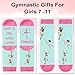 Juesly Gymnastics Stuff Gifts For Girls Gymnastic Socks for 7-11 Year Old Girl, Birthday Christmas Gifts for Girls