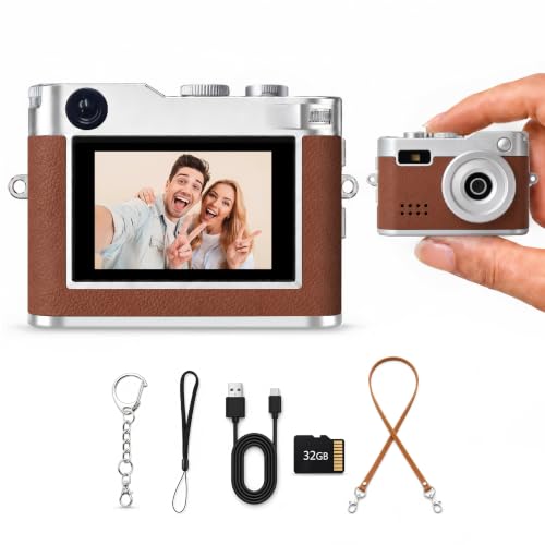 A tiny keychain-sized camera that's actually functional — the kind of gadget that makes teens do a double-take.