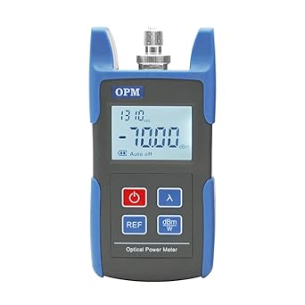 Primeda-telecom Fiber Optic Power Meter Tool Optical Tester Optical Light Source SCFC Adapters, Portable Design., 130x60mm(LxW), (TL-510A)