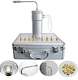 TOPCHANCES 300ml Cryogenic Liquid Nitrogen Sprayer Cryotherapy Gun Dermatology Clinic Beauty Salon Instrument with 9Pcs Needle Frozen Heads and Carry Case