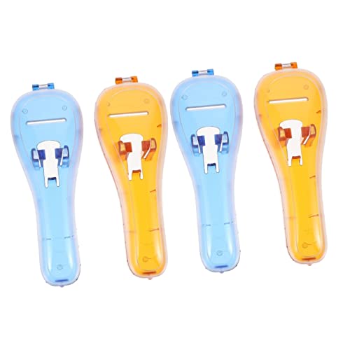 Angoily 4 Pcs Storage Box Portable Hair Clipper Safety Cases Travel Electric Organizer