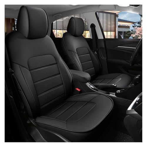 Housses de siège auto PU pour Kia Soul et Rio protection haut de gamme en similicuir noir