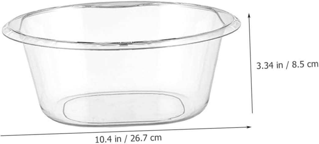 Plastic Multi-use Wash Basin Versatile Dish Basin for Face Washing Clothes and Kitchen Use Durable Plastic Washing Bowl for Home and Travel