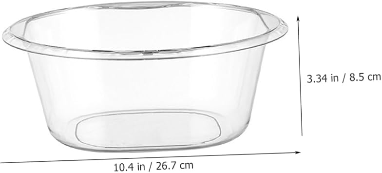 Plastic Multi-use Wash Basin Versatile Dish Basin for Face Washing Clothes and Kitchen Use Durable Plastic Washing Bowl for Home and Travel