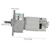 Hilitand DC 12V/24V 35W Mini DC Gear Motor Metal Speed Adjustable Large Motor CW/CCW(24V 150rpm)
