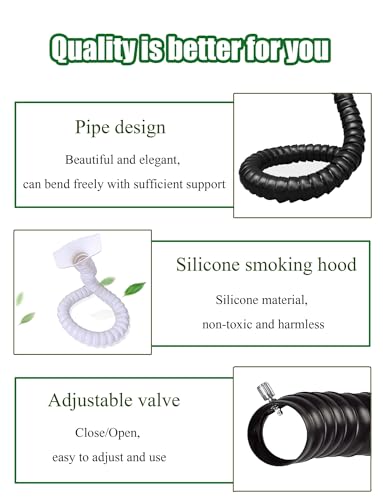 Bras extracteur de fumée avec capot silicone et conduit pour soudage - 3
