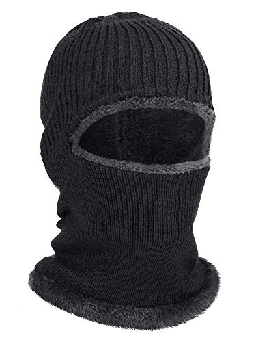 Blulu Ski Mask for Men Knitted Full Winter Face...