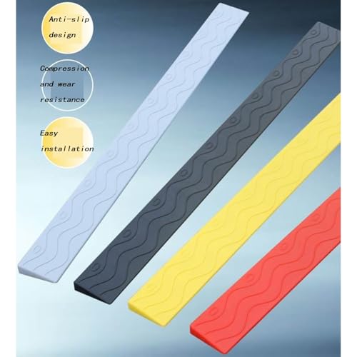 Robot Climbing Mat, Rampas Portátiles para Umbral de Puerta, Aptas para Sillas de Ruedas, Carros y Carritos, Color Amarillo, 100 x 12 x 5 cm miniatura 7