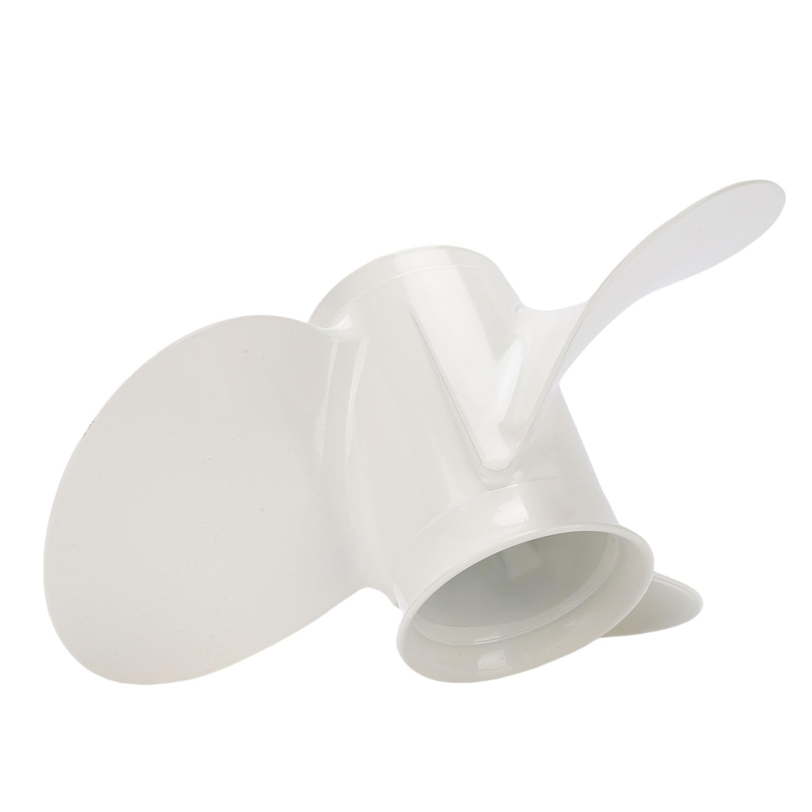 Keenso Außenbordpropeller, 3-Blatt-Bootspropeller aus Aluminiumlegierung 9 7/8 X 13 Zoll mit 10 Zähnen Spline, Ersatz für 20 PS 25 PS 30 Außenbordmotor