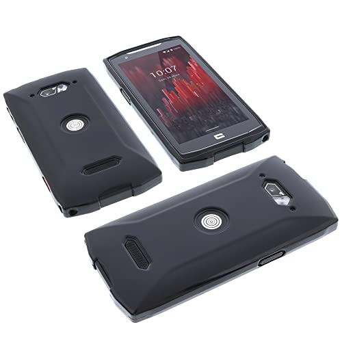 foto-kontor Coque Compatible avec CrossCall Core M5 Housse pour Smartphone Étui en Caoutchouc TPU Noir