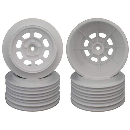 DE Racing Speedway Sc Wheels for Traxxas Slash Rear White DS4RW