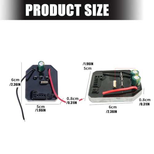 Conjunto de interruptores y placa de control de 21V 50A para llaves de impacto de litio 3