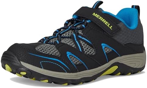Merrell Boys' Trail Chaser Hiking Sneaker, Black/Blue, 3 Big Kid — view 7