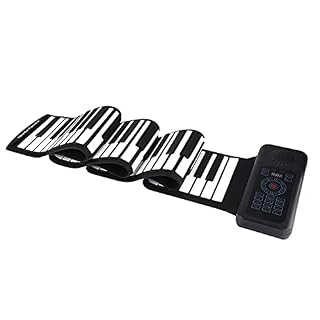 Clavier de Piano Enroulable pour Adultes 26 × 23 × 10, Portable, 88 Touches, Clavier électronique, Piano à Enroulement Manuel, Batterie Li 1100 MAh Intégrée - Les Beatles, Paul McCartney, John Lennon, RIngo Starr, George Harrison