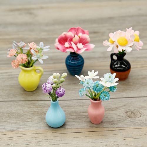 Imanes Decorativos Mini Jarrones Cerámicos para Refrigerador miniatura 2