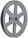 TB Woods BK7015/16 FHP Bored-to-size V-Belt Sheave, B Belt Section, 1 Groove, 0.9375" Bore, Cast Iron, 6.75" OD, 3710 max rpm