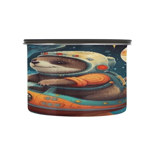 Contenedor hermético de acero inoxidable para café 500ml
