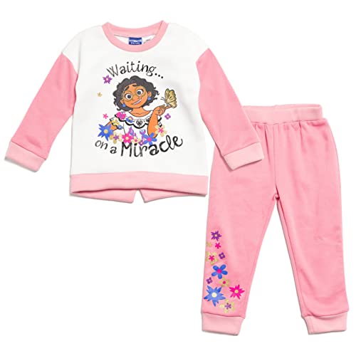 Ensemble chandail en polaire et pantalon fille Disney Encanto Mirabel vêtement chaud hiver