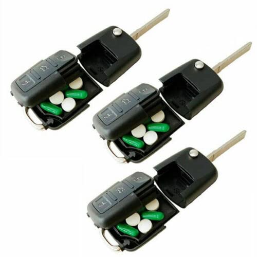 3 pack Car Key Fob Stash Secret Hidden Compartment Safe Box Diversion Storage