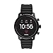 Price comparison product image Fossil Men's Gen 4 Smartwatch Explorist HR Black Silicone with Activity Tracker, GPS< Heart Rate Tracking and Notifications