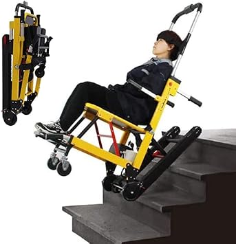 Lightweight Folding Electric Wheelchair Crawler Stair Electric Wheelchair Lift for Elderly and Disabled People