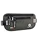 Travel Money Belt for Women Men Hidden RFID Blocking, Secure Waterproof Waist Pouch (grey)