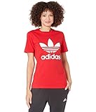 adidas Originals, womens, Trefoil Tee, Scarlet, Medium